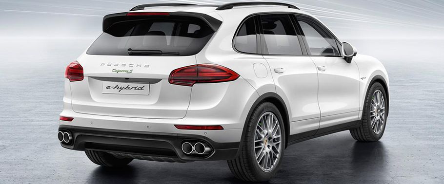 Cayenne S E-Hybrid Rear angle view