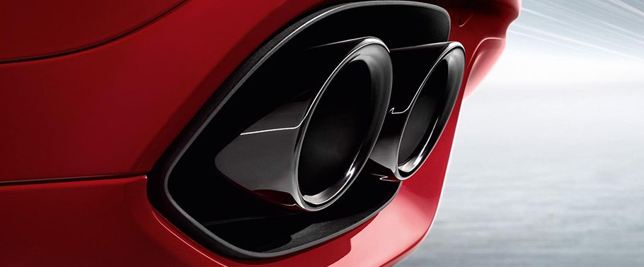 Exhaust Pipe of Porsche Cayenne GTS