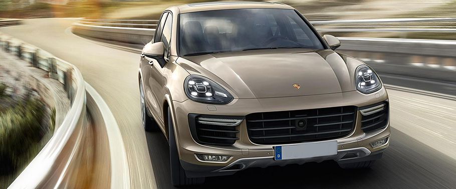 Cayenne Turbo Medium Angle Front View