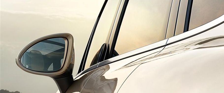 Porsche Cayenne Turbo Drivers Side Mirror Rear Angle