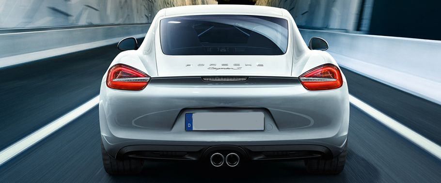 Porsche Cayman S Full Rear View Porsche Cayman S Full Rear View