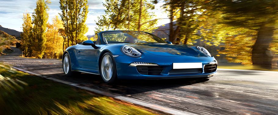 Porsche 911 Carrera S Front Cross Side View