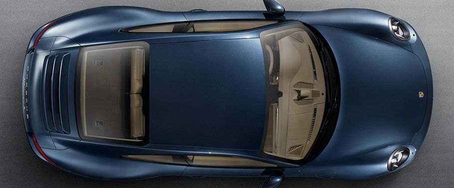 Top View of 911 Carrera S