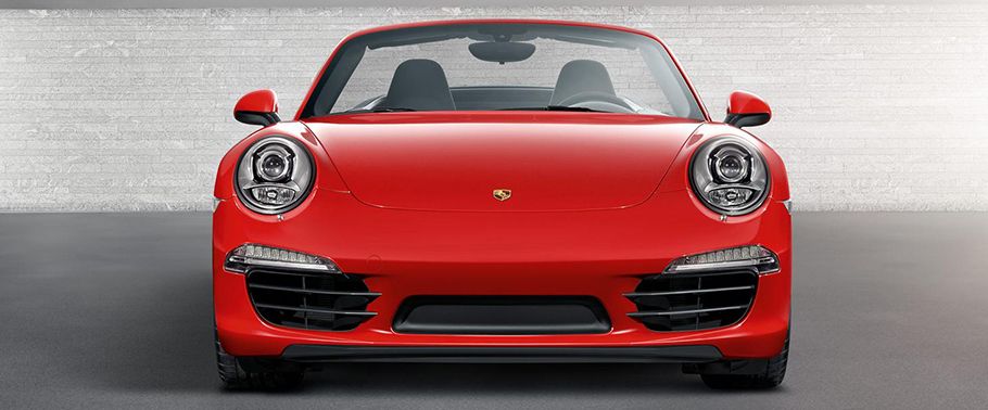 Full Front View of 911 Carrera Cabriolet
