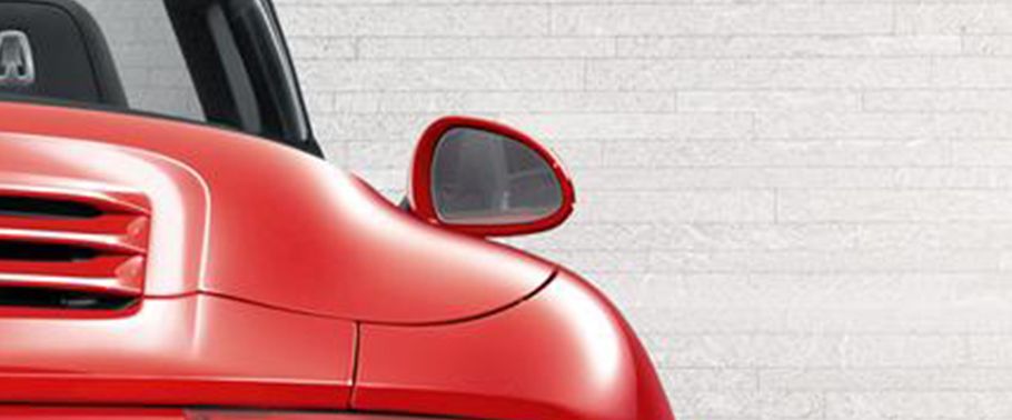 Porsche 911 Carrera Cabriolet Drivers Side Mirror Rear Angle