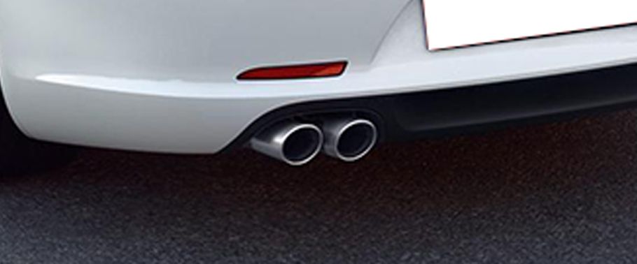 Exhaust Pipe of Porsche 911 Carrera S Cabriolet