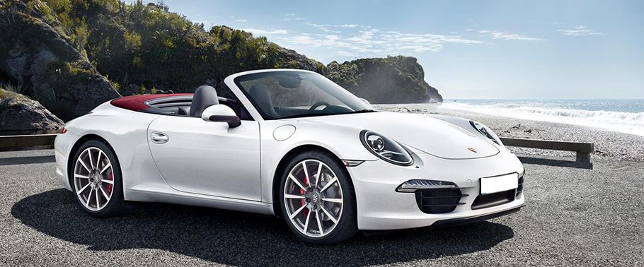 Porsche 911 Carrera S Cabriolet Front Cross Side View
