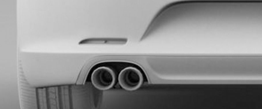 Exhaust Pipe of Porsche 911 Carrera GTS Cabriolet