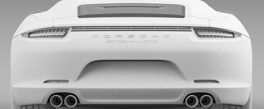 Full Rear View of Porsche 911 Carrera GTS Cabriolet