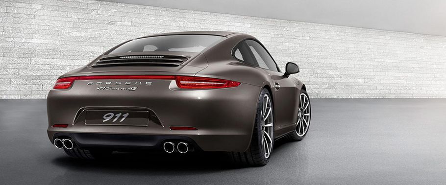 Porsche 911 Carrera 4S Rear Angle View 911 Carrera 4S Rear angle view