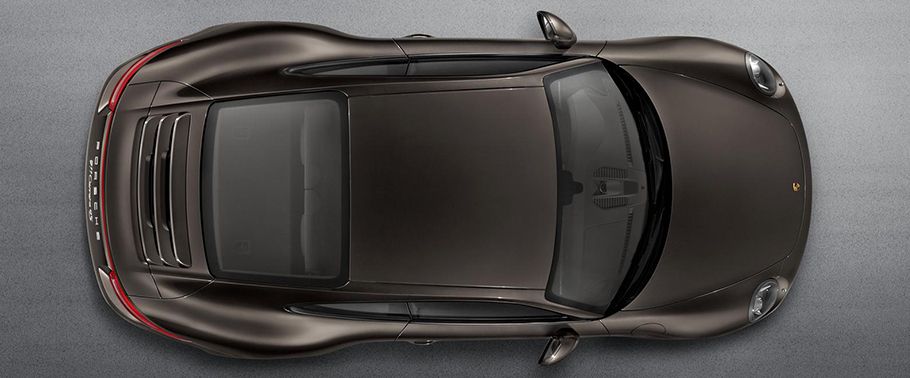 Porsche 911 Carrera 4S Top View Top View of 911 Carrera 4S