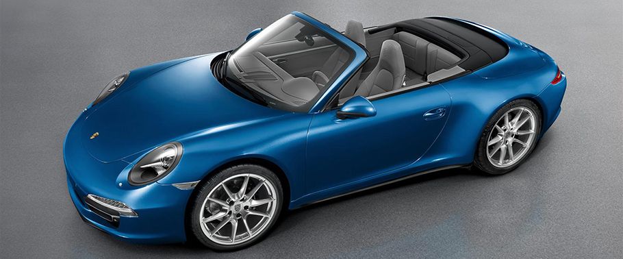 Porsche 911 Carrera 4 Cabriolet Front Angle High View