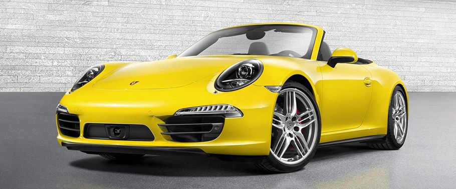 Porsche 911 Carrera 4S Cabriolet Front Angle High View
