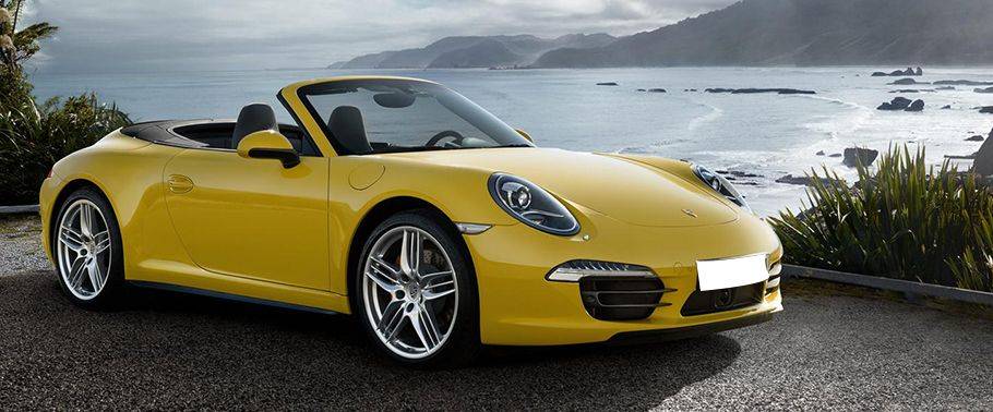 Porsche 911 Carrera 4s Cabriolet Yellow