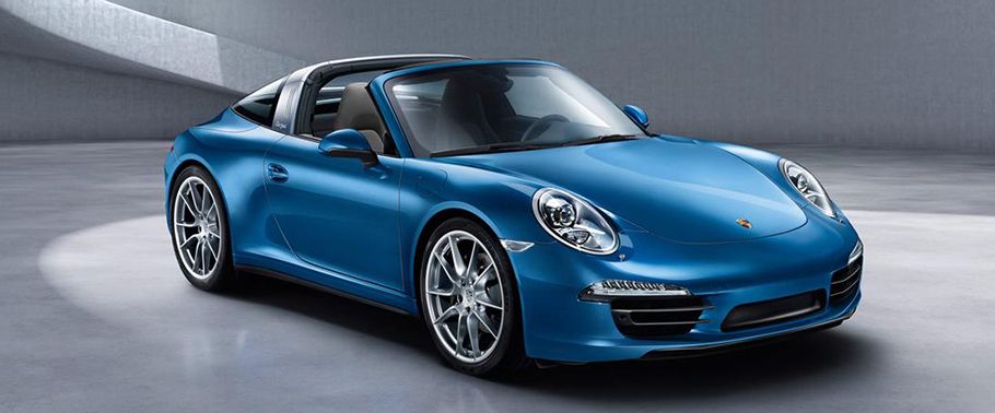 Porsche 911 Targa 4 Front Cross Side View Porsche 911 Targa 4 Front Cross Side View