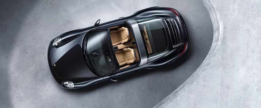 Top View of 911 Targa 4S