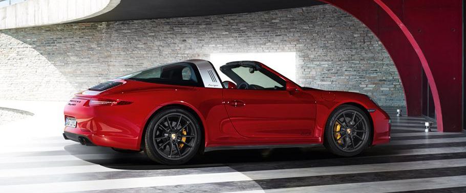 911 Targa 4GTS Rear Medium Side View