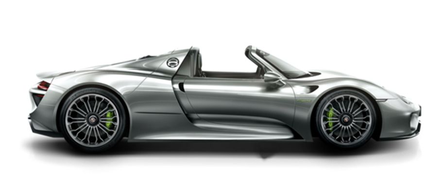 Porsche 918 Spy Drivers Sideview