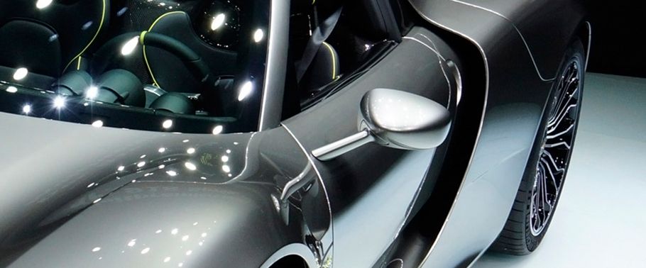 Porsche 918 Spy Drivers Side Mirror Front Angle