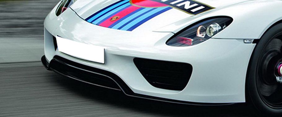 918 Spyder Weissach Package Grille View