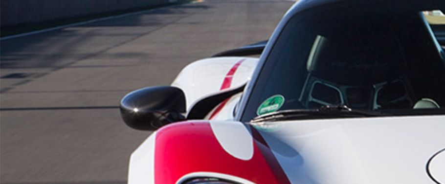 Porsche 918 Spyder Weissach Package Drivers Side Mirror Front Angle