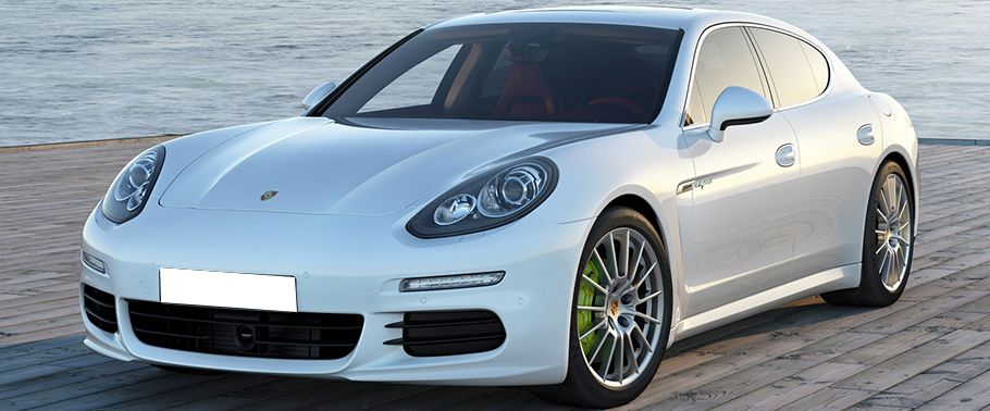 Porsche Panamera S E-Hybrid Front Angle High View