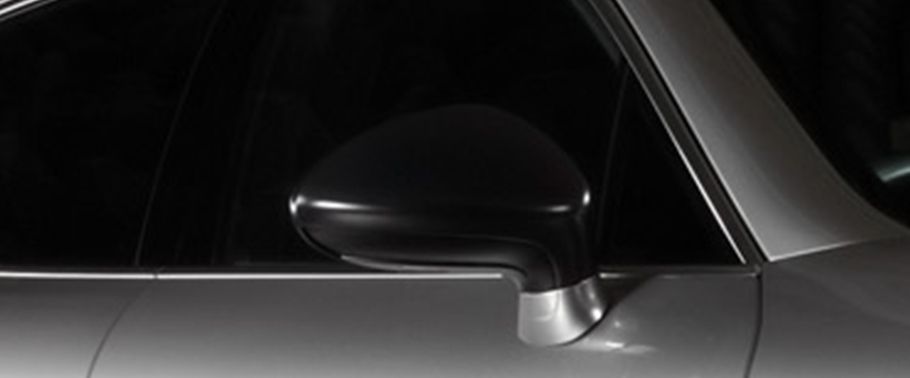 Porsche Panamera Turbo Drivers Side Mirror Front Angle
