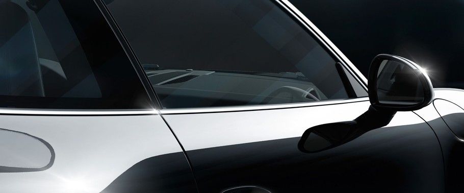 Porsche 911 Carrera Cabriolet Black Edition Drivers Side Mirror Rear Angle