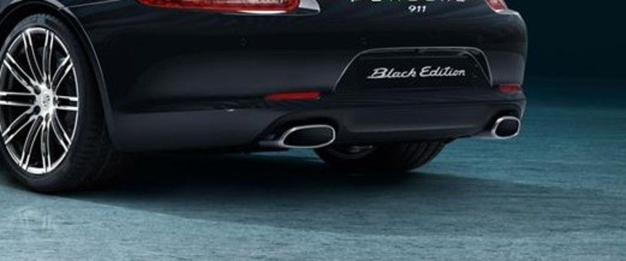 Exhaust Pipe of Porsche 911 Carrera Cabriolet Black Edition