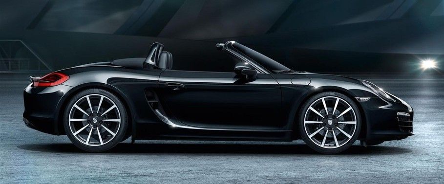 Porsche Boxster Black Edition Drivers Sideview