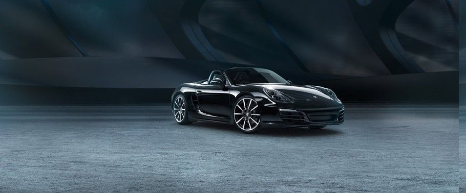 Porsche Boxster Black Edition Front Medium View