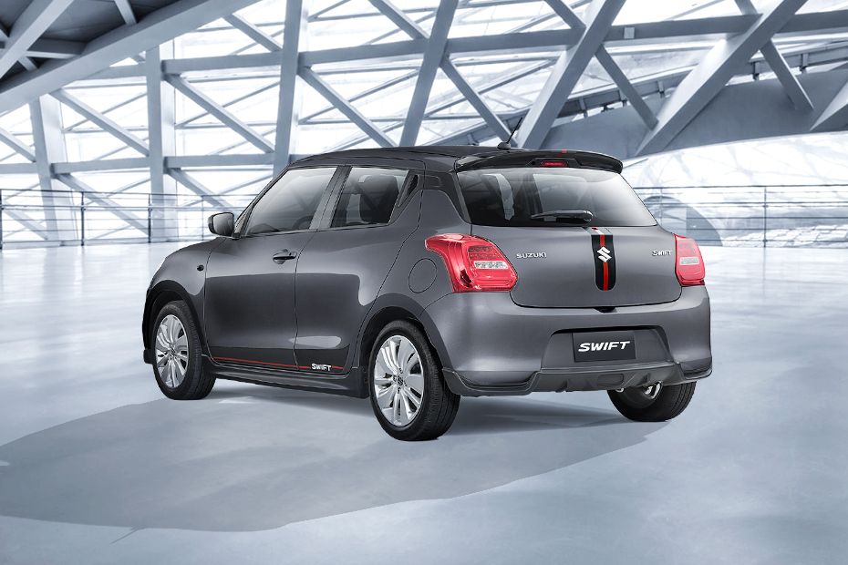 Rear Cross Side View of Suzuki Swift Rear Cross Side View of Suzuki Swift