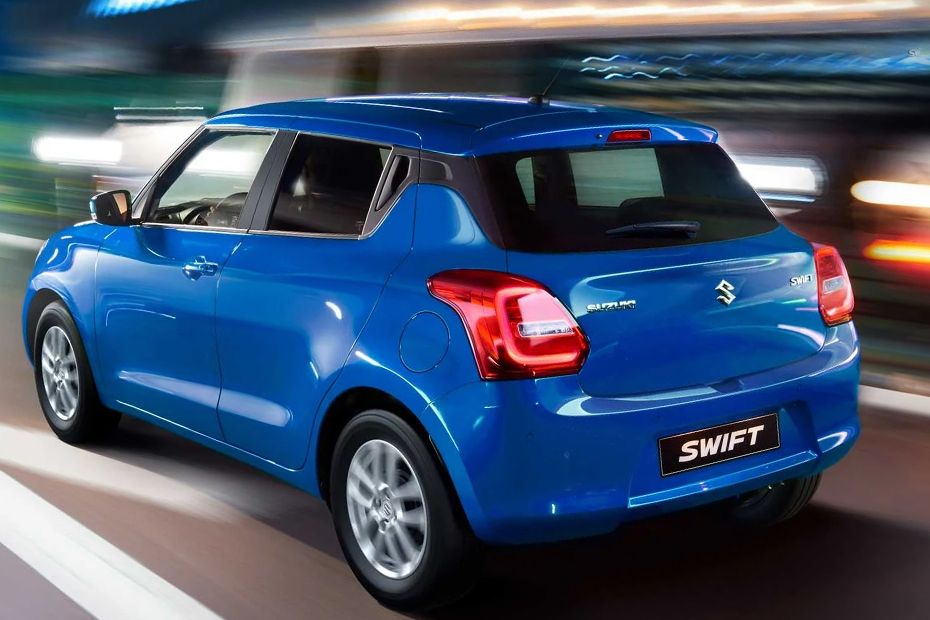 Suzuki Swift Rear Cross Side View