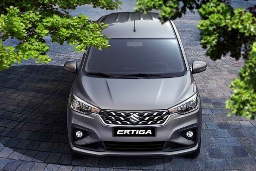 Full Front View of Ertiga Hybrid