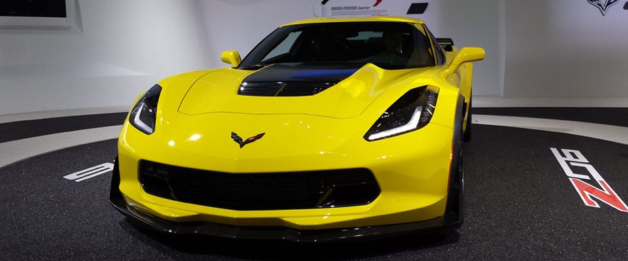Chevrolet Corvette Z06 Front Angle High View