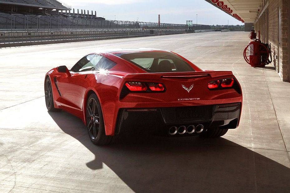 Rear Medium View of Chevrolet Corvette Rear Medium View of Chevrolet Corvette