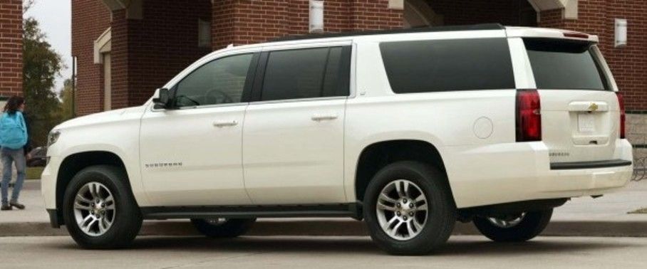 Rear Cross Side View of Chevrolet Suburban (2001-2014)
