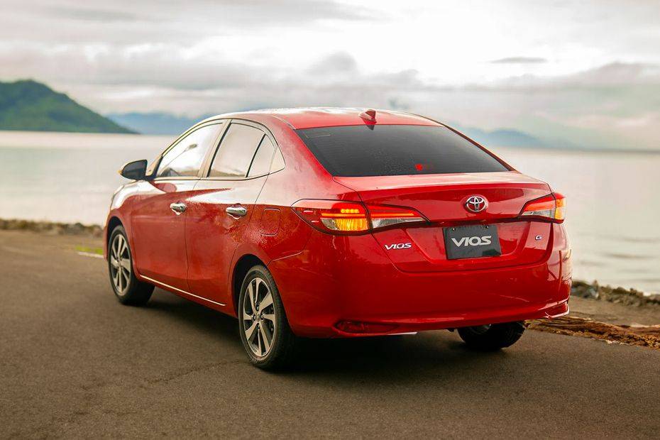 Rear Medium View of Toyota Vios Rear Medium View of Toyota Vios
