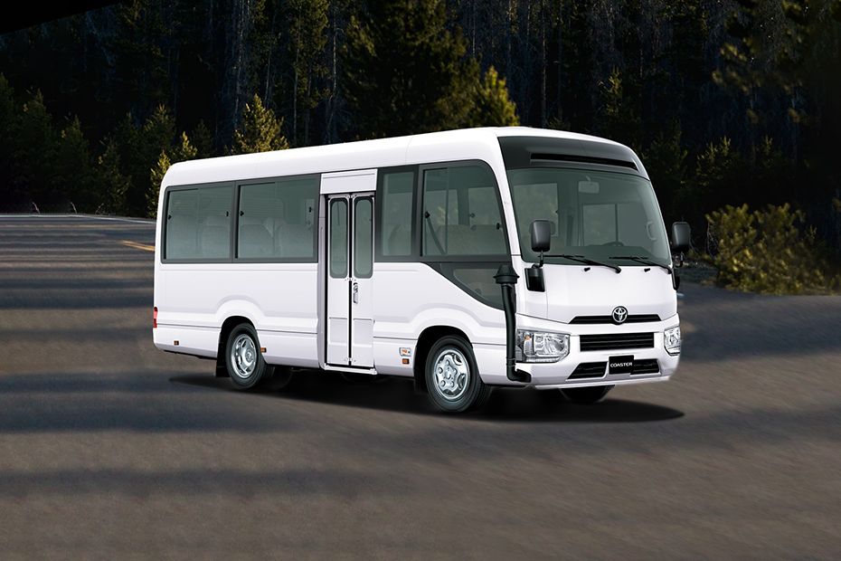 Toyota Coaster 2024 Interior & Exterior Images, Colors & Video Gallery
