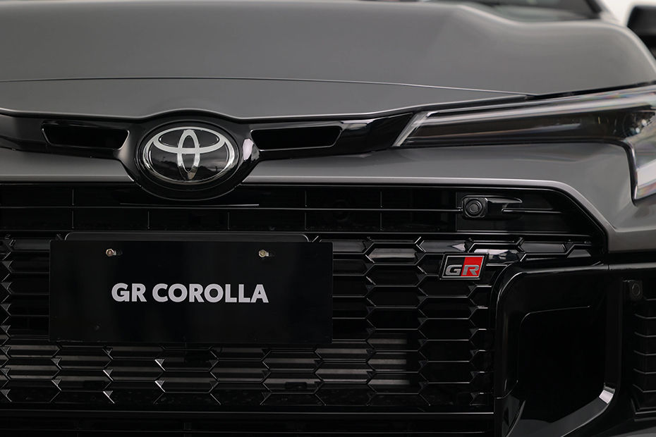 GR Corolla Grille View