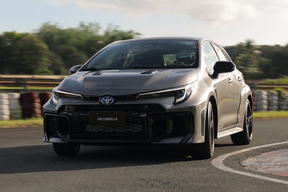 GR Corolla Tilted Front View