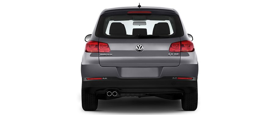 Full Rear View of Volkswagen Tiguan 2015