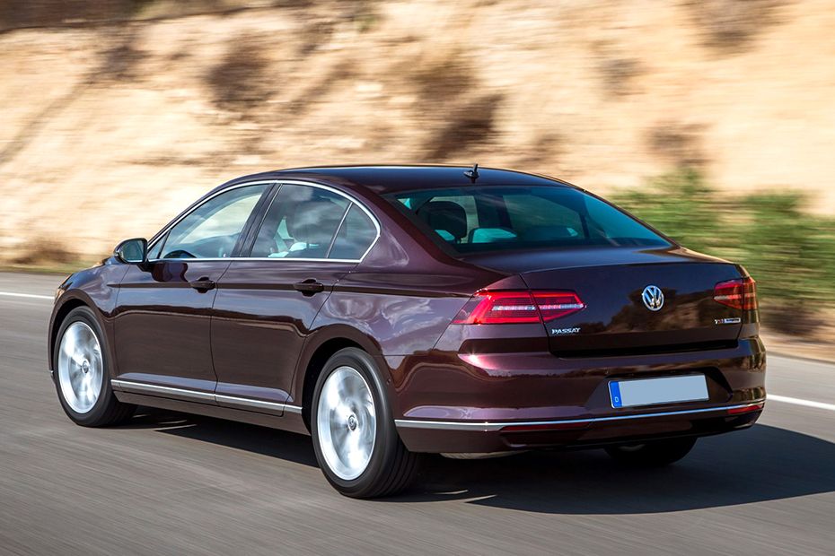 Rear Cross Side View of Volkswagen Passat Rear Cross Side View of Volkswagen Passat