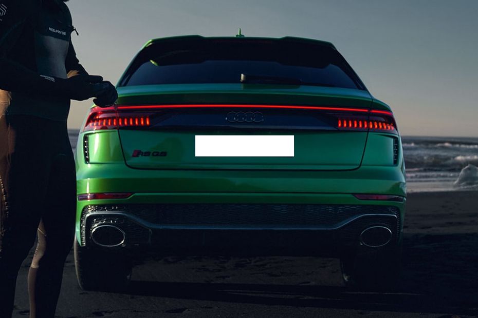 Full Rear View of Audi RS Q8