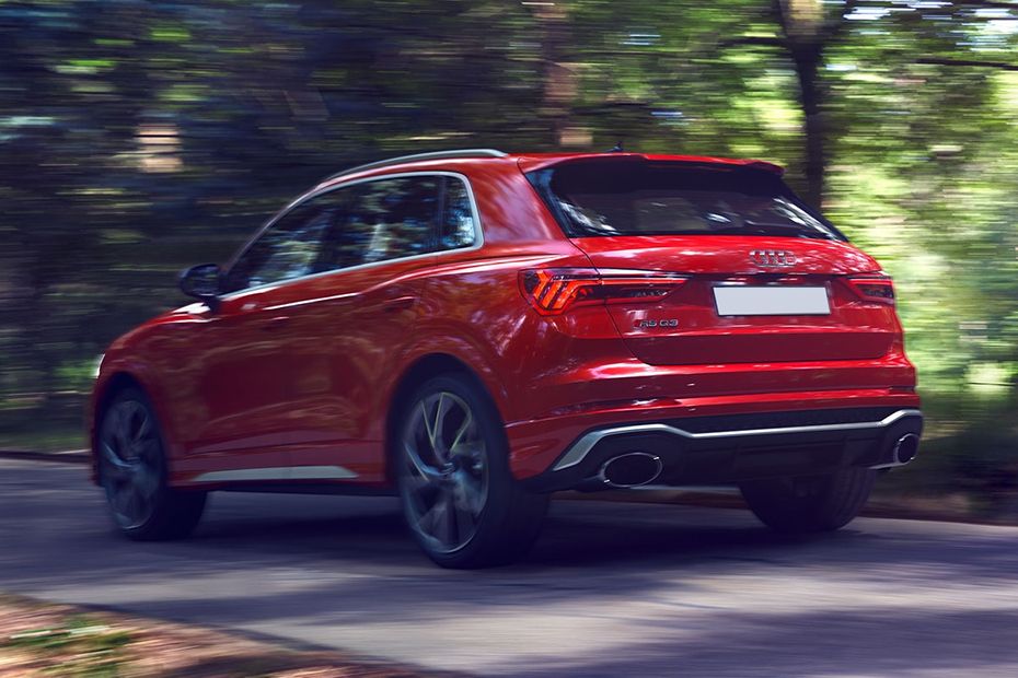 Rear Cross Side View of Audi RS Q3