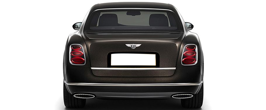 Full Rear View of Bentley Mulsanne Speed