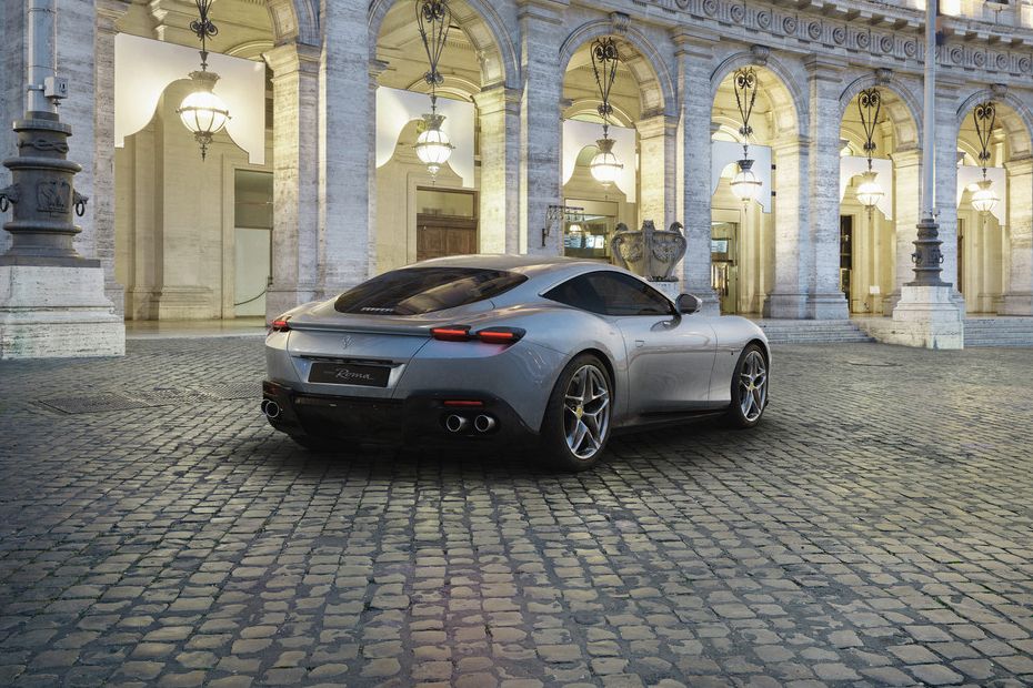 Ferrari Roma Rear Angle View Roma Rear angle view