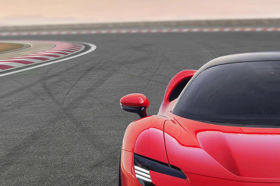 Ferrari SF90 Stradale Drivers Side Mirror Front Angle