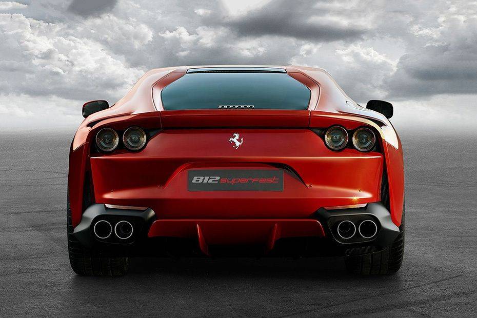 Ferrari 812 Superfast Full Rear View