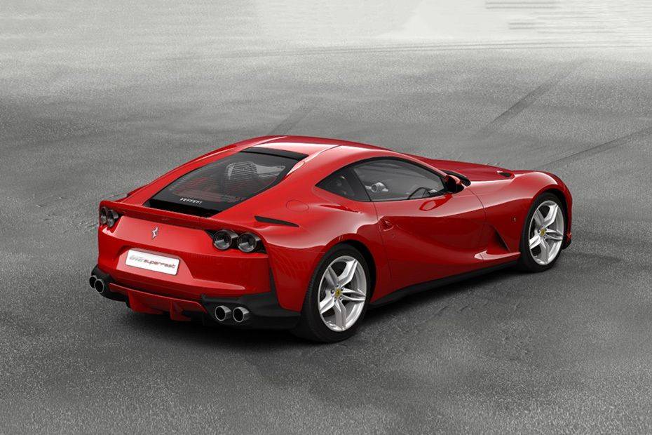 Ferrari 812 Superfast Rear Angle View